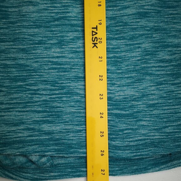 St John's Bay Ladies Size XL Teal Classic 1/4 Zip Fleece Pullover - Picture 8 of 8